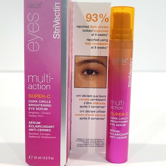NIB ✅ StriVectin  Super-C Dark Circle Brightening Eye Serum 15mL ✨ NEW IN BOX - Picture 7 of 7